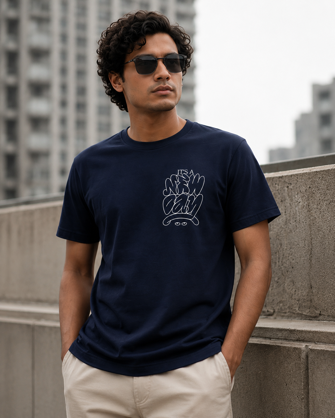 It's A New Day Graphic Tee — Men's