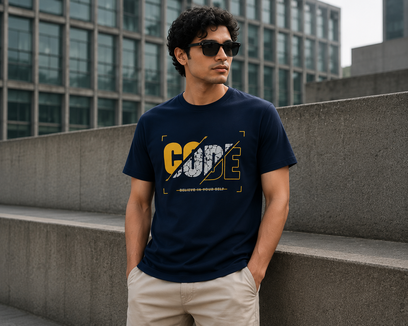 Code Graphic Tee — Men's