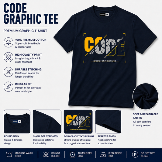 Code Graphic Tee — Men's