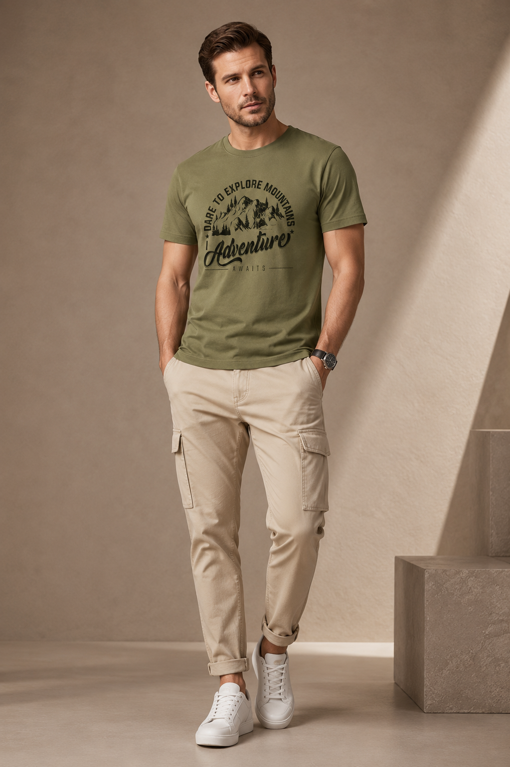 Adventure Awaits Graphic Tee — Men's