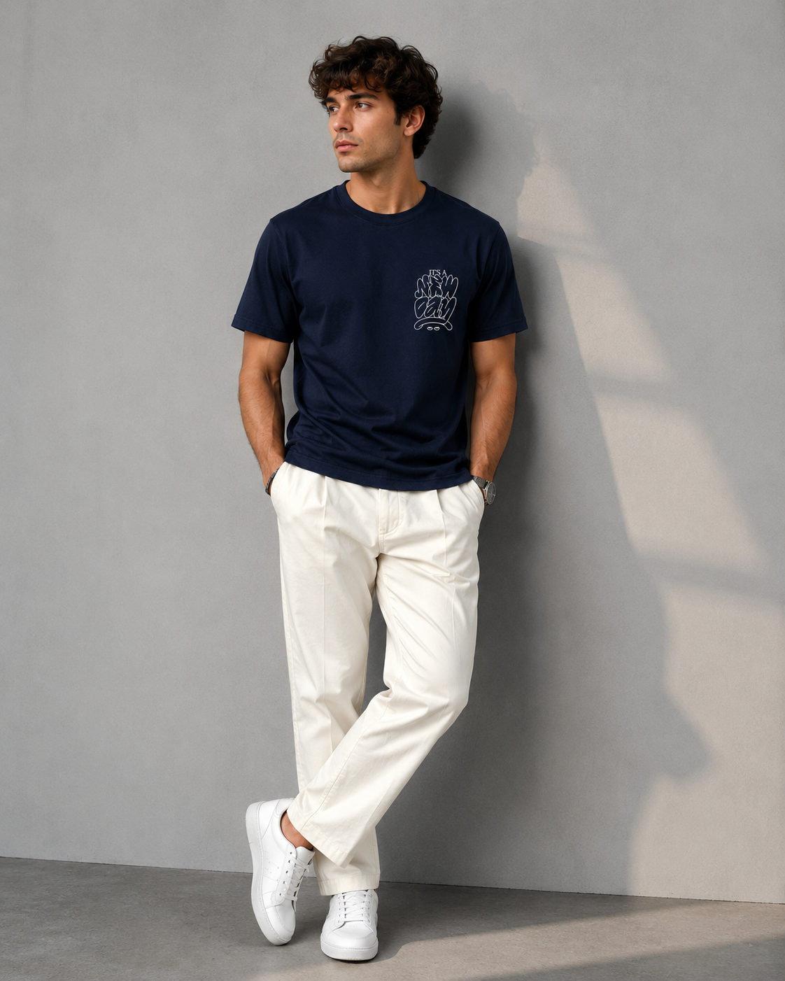 It's A New Day Graphic Tee — Men's