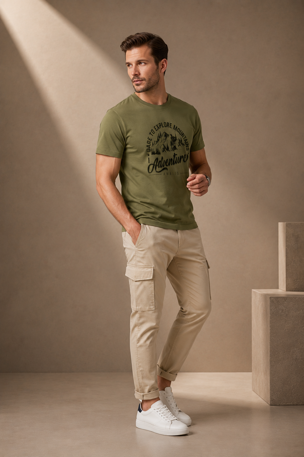 Adventure Awaits Graphic Tee — Men's