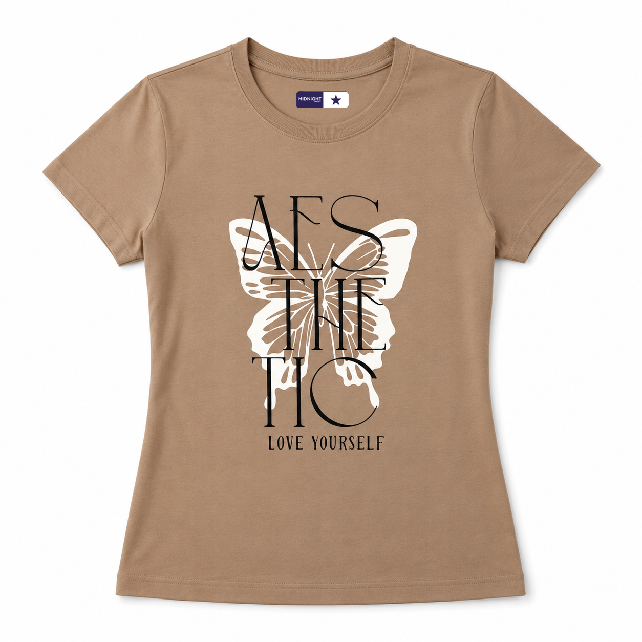 Aesthetic Butterfly Graphic Tee — Women's