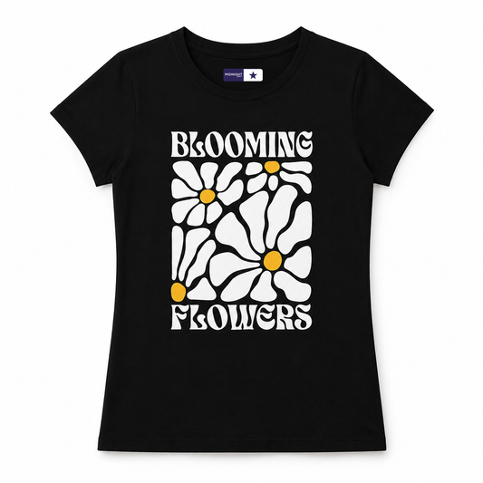 Blooming Flowers Graphic Tee — Women's